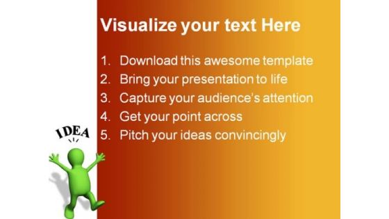 Idea People PowerPoint Template 1110