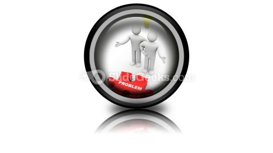 Idea To Problem PowerPoint Icon Cc Idea To Problem PowerPoint Icon Cc