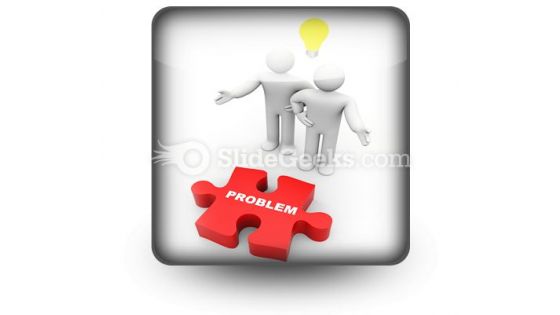 Idea To Problem PowerPoint Icon S Idea To Problem PowerPoint Icon S