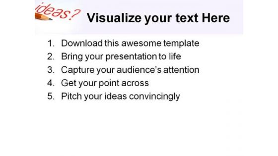 Ideas01 Business PowerPoint Template 0610