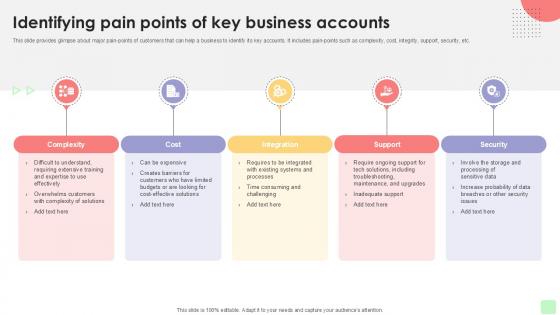 Identifying Pain Points Of Detailed Business Account PPT PowerPoint Strategy SS V
