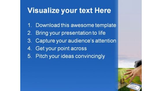 Identity Theft Security PowerPoint Template 1110