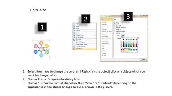Illustration Of 6 Stages In Sequential Manner Arrows Network Software PowerPoint Templates