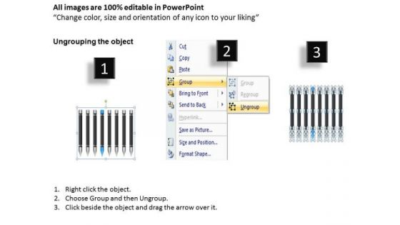 Illustration Of 8 Stages Crayons Marketing Process Ppt Business Plan Review PowerPoint Slides