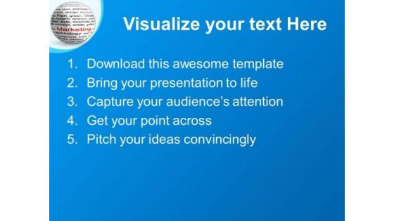Illustration Of Blog Marketing PowerPoint Templates Ppt Backgrounds For Slides 0713