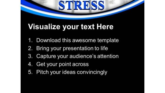Illustration Of Depressed 3d Men PowerPoint Templates Ppt Backgrounds For Slides 0213