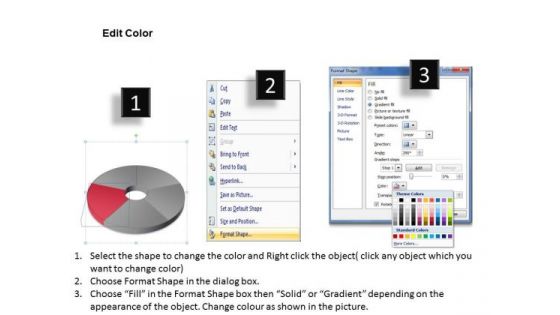 Illustration Of Pie Chart 5 Step Ppt Business Plan Sample PowerPoint Templates