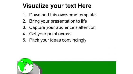Illustration Of Planet Earth PowerPoint Templates Ppt Backgrounds For Slides 0513