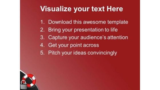 Illustration Of Safety And Security PowerPoint Templates Ppt Backgrounds For Slides 0313