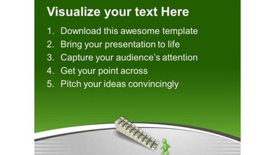 Illustration Of Stack Of Dollar Stairs PowerPoint Templates Ppt Backgrounds For Slides 0313