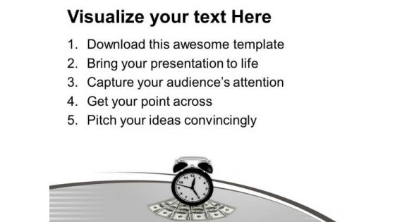 Illustration Of Time Is Money PowerPoint Templates Ppt Backgrounds For Slides 0713