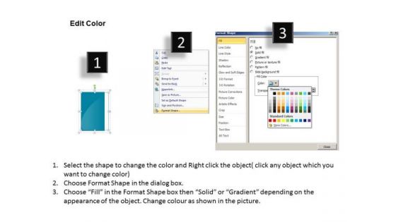 Illustration Of Two Stages Arrow Process Flowchart Program PowerPoint Templates