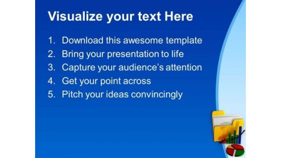 Image Of Folder And Charts PowerPoint Templates Ppt Backgrounds For Slides 0713