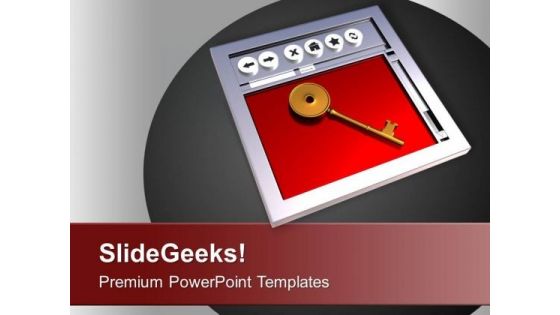 Image Of Internet Security PowerPoint Templates Ppt Backgrounds For Slides 0713