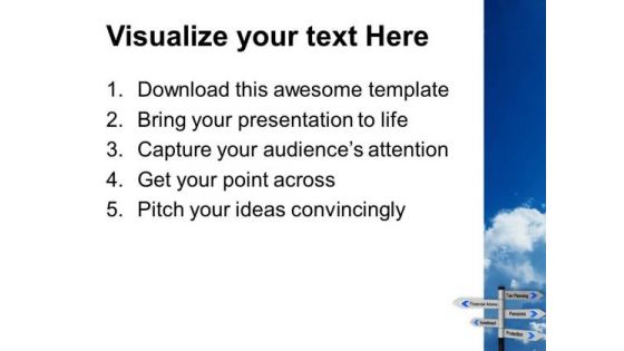 Image Of Tax Planning Finance Signpost PowerPoint Templates Ppt Backgrounds For Slides 0213