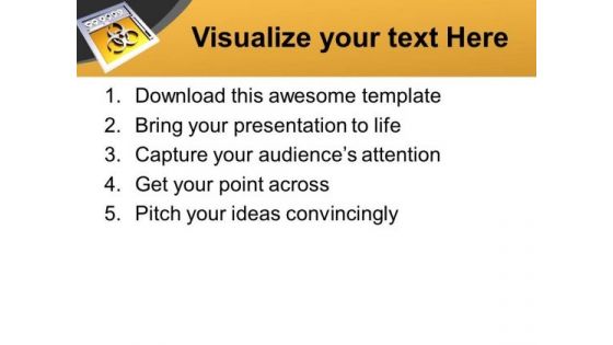 Image Of Virus Concept In 3d Style PowerPoint Templates Ppt Backgrounds For Slides 0213