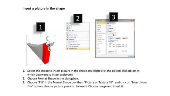 Images Of Business People 3d Man On Bar Graph Laptop Success PowerPoint Slides