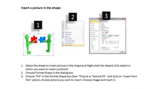 Images Of Business People 3d Men Joining Puzzles Team Work PowerPoint Slides