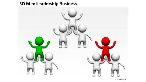 Images Of Business People 3d Men Leadership World PowerPoint Templates Slides