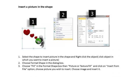 Images Of Business People 3d Men Love The Earth Concept Future PowerPoint Slides