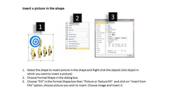 Images Of Business People 3d Men With Target And Word Goal PowerPoint Templates