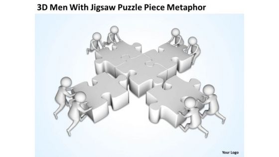 Images Of Business People Puzzle Piece Metaphor PowerPoint Templates Ppt Backgrounds For Slides