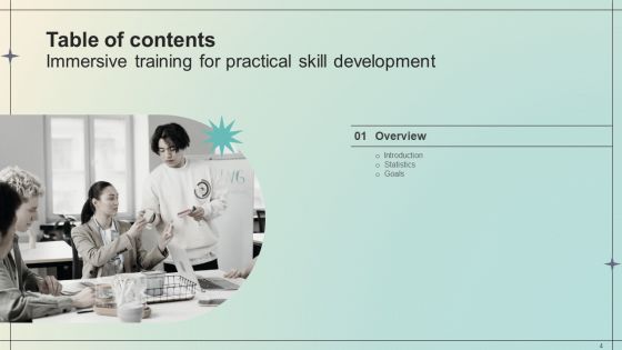 Immersive Training For Practical Skill Development DTE CD V