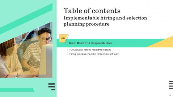 Implementable Hiring And Selection Planning Procedure Complete Deck