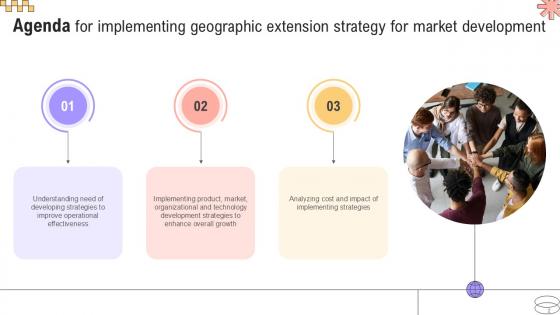Implementing Geographic Extension Strategy For Market Development Ppt Slide Strategy CD V
