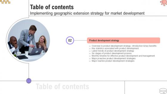 Implementing Geographic Extension Strategy For Market Development Ppt Slide Strategy CD V