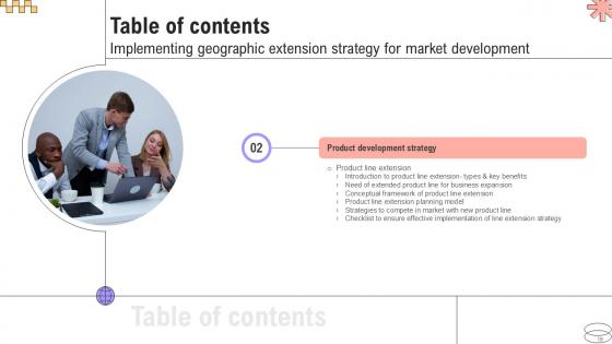 Implementing Geographic Extension Strategy For Market Development Ppt Slide Strategy CD V