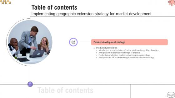 Implementing Geographic Extension Strategy For Market Development Ppt Slide Strategy CD V