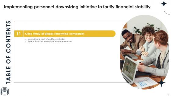 Implementing Personnel Downsizing Initiative To Fortify Financial Stability Complete Deck