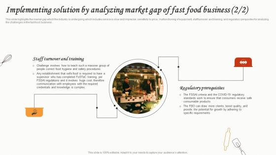 Implementing Solution By Analyzing Market Gap Of Fast Food Small Restaurant Business Topics Pdf
