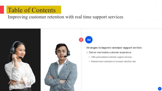 Improving Customer Retention With Real Time Support Services Ppt Example