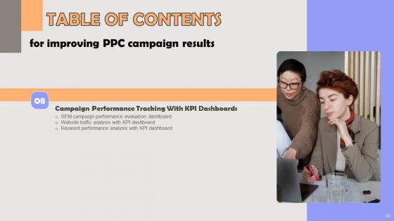 Improving PPC Campaign Results Ppt Powerpoint Presentation Complete Deck With Slides