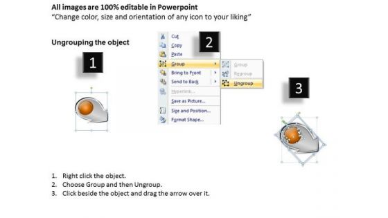 Inclined Circle Arrows 3 Stages Ppt Flowcharts Vision PowerPoint Slides