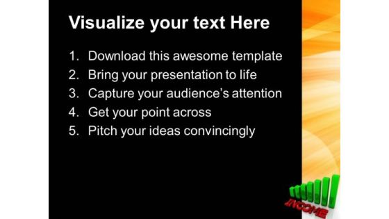 Income Growth Business PowerPoint Templates And PowerPoint Themes 0712