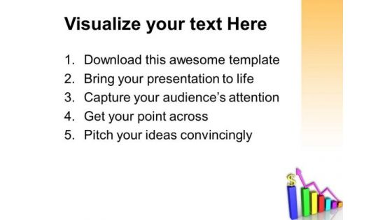 Increase Graph And Dollar Sales PowerPoint Templates And PowerPoint Themes 0612