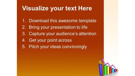Increase Graph And Dollar Sales PowerPoint Templates And PowerPoint Themes 0612