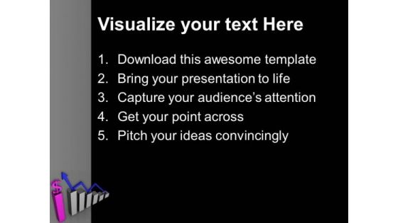 Increase In Dollar Graph Finance PowerPoint Templates And PowerPoint Themes 0912