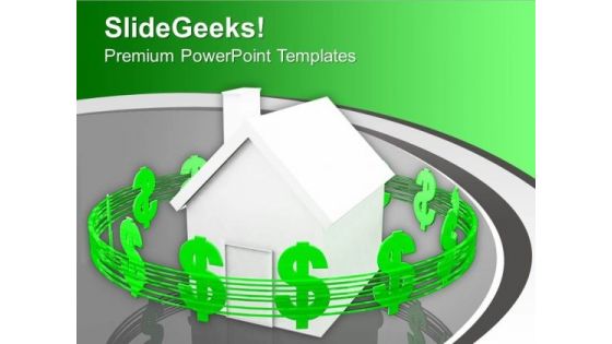 Increase In Prices Of Real Estate Business PowerPoint Templates Ppt Backgrounds For Slides 1212