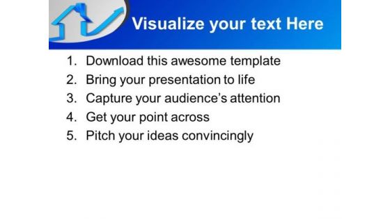 Increase In Process Real Estate Concept PowerPoint Templates Ppt Backgrounds For Slides 0113