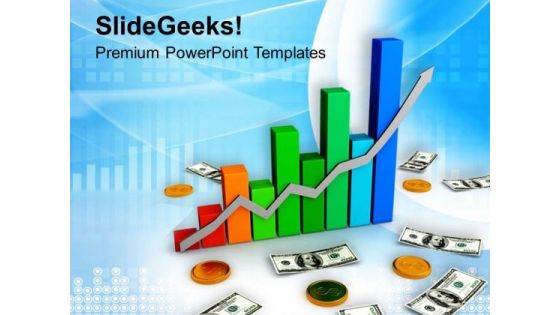 Increase In Value Of Dollar PowerPoint Templates Ppt Backgrounds For Slides 0713