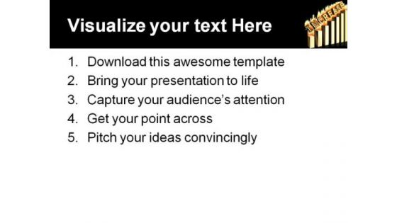 Increase Profits Business PowerPoint Template 0610