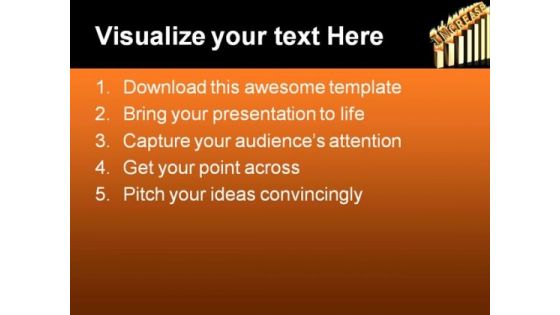 Increase Profits Business PowerPoint Template 0610