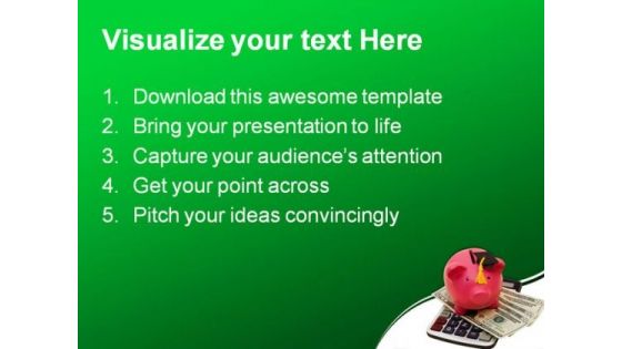 Increased Education Costs Money PowerPoint Themes And PowerPoint Slides 0411