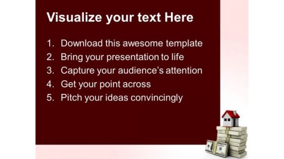 Increased Housing Rates Real Estate PowerPoint Templates And PowerPoint Themes 0612