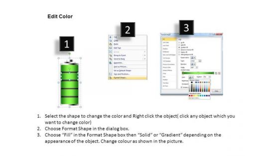 Indicator Batteries Charging And Discharging 4 PowerPoint Slides And Ppt Diagram Templates