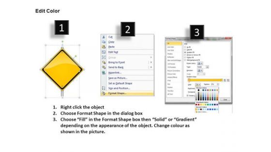 Industry Inhouse Highways Signs 3 PowerPoint Slides And Ppt Diagram Templates